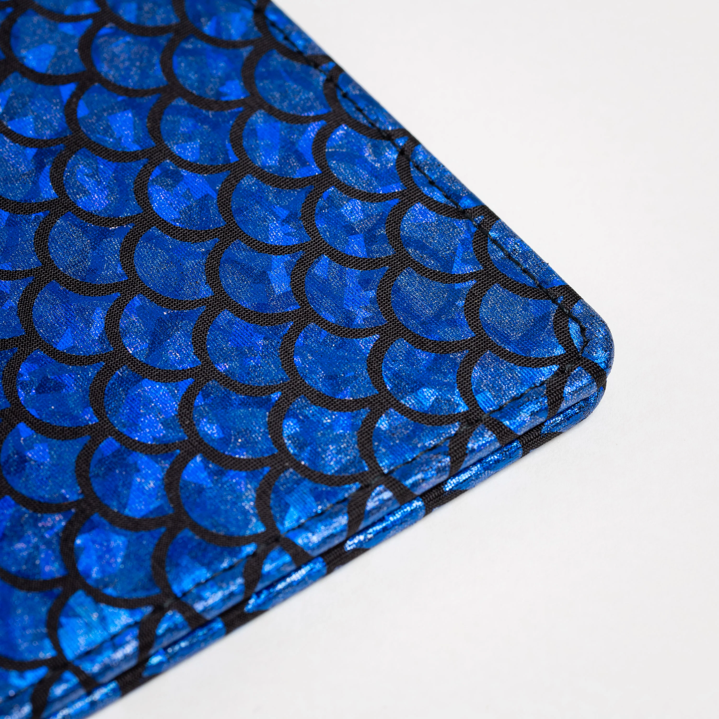 Blue Badge Wallet - Disabled Parking Permit Holder Holographic Fish Scales - UK Made - Image 3