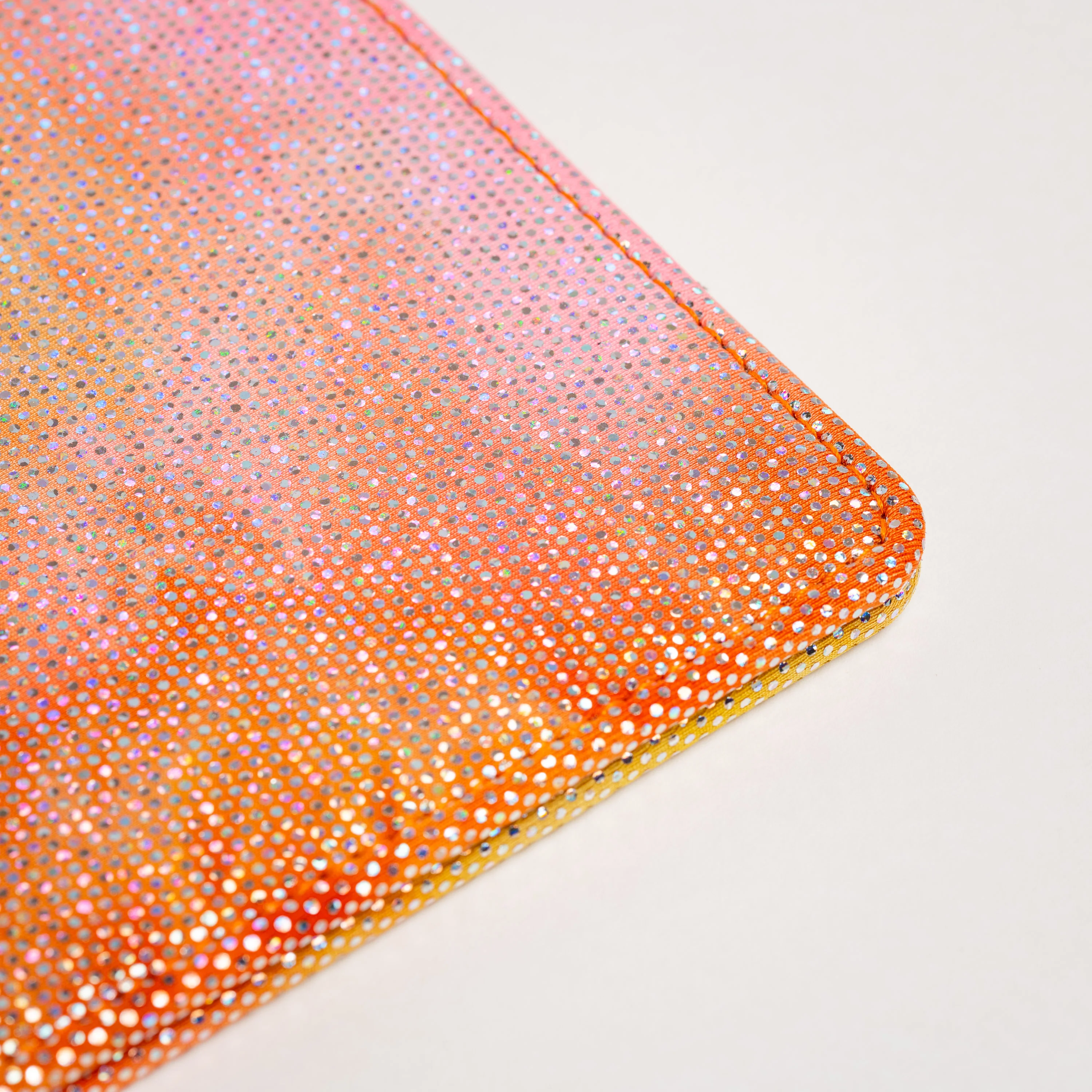 Blue Badge Wallet - Disabled Parking Permit Holder Holographic Orange - UK Made - Image 3