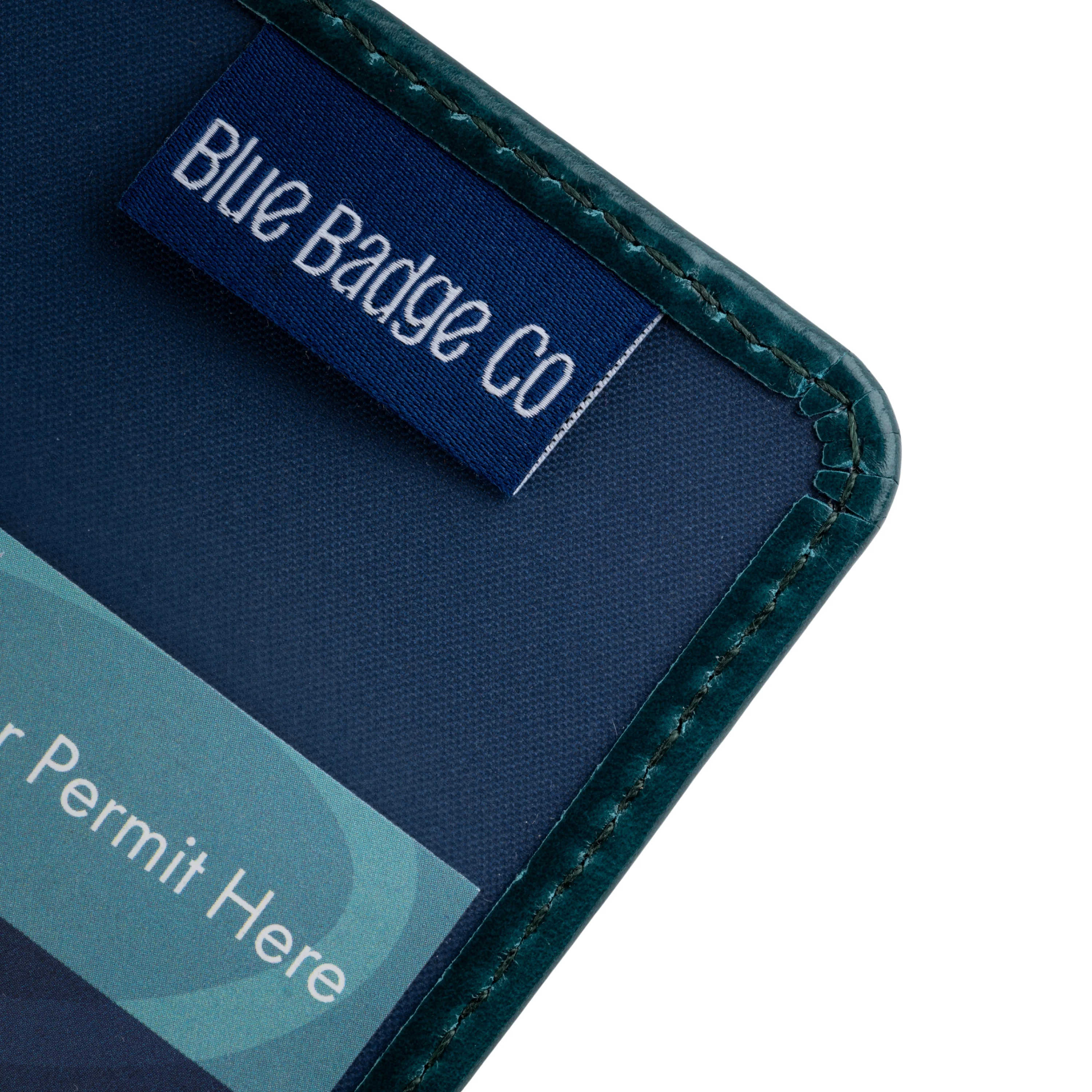 Blue Badge Wallet - Disabled Parking Permit Holder Recycled Bottles Navy - UK Made - Image 5