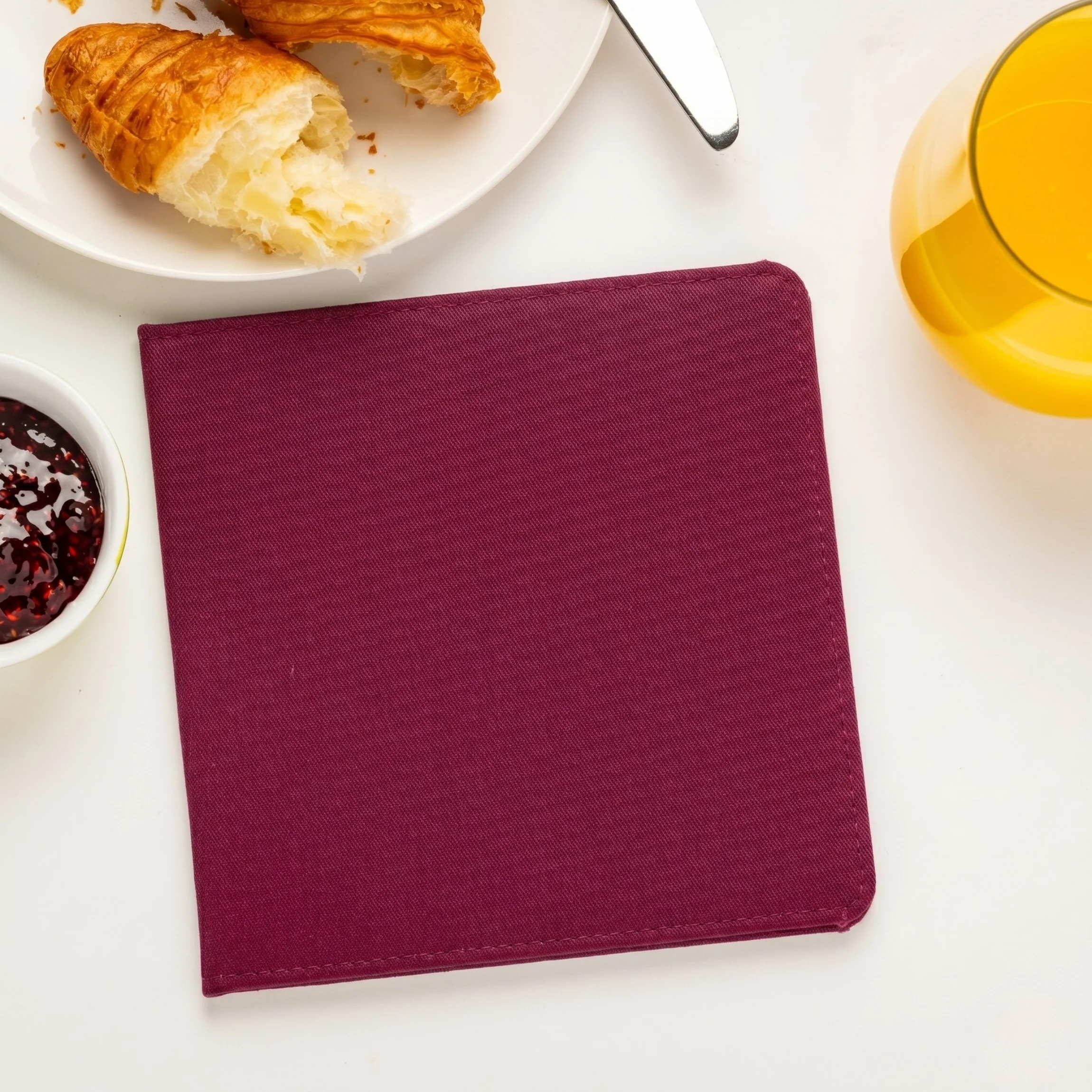Blue Badge Wallet - Disabled Parking Permit Holder Burgundy Panama  - UK Made - Image 3