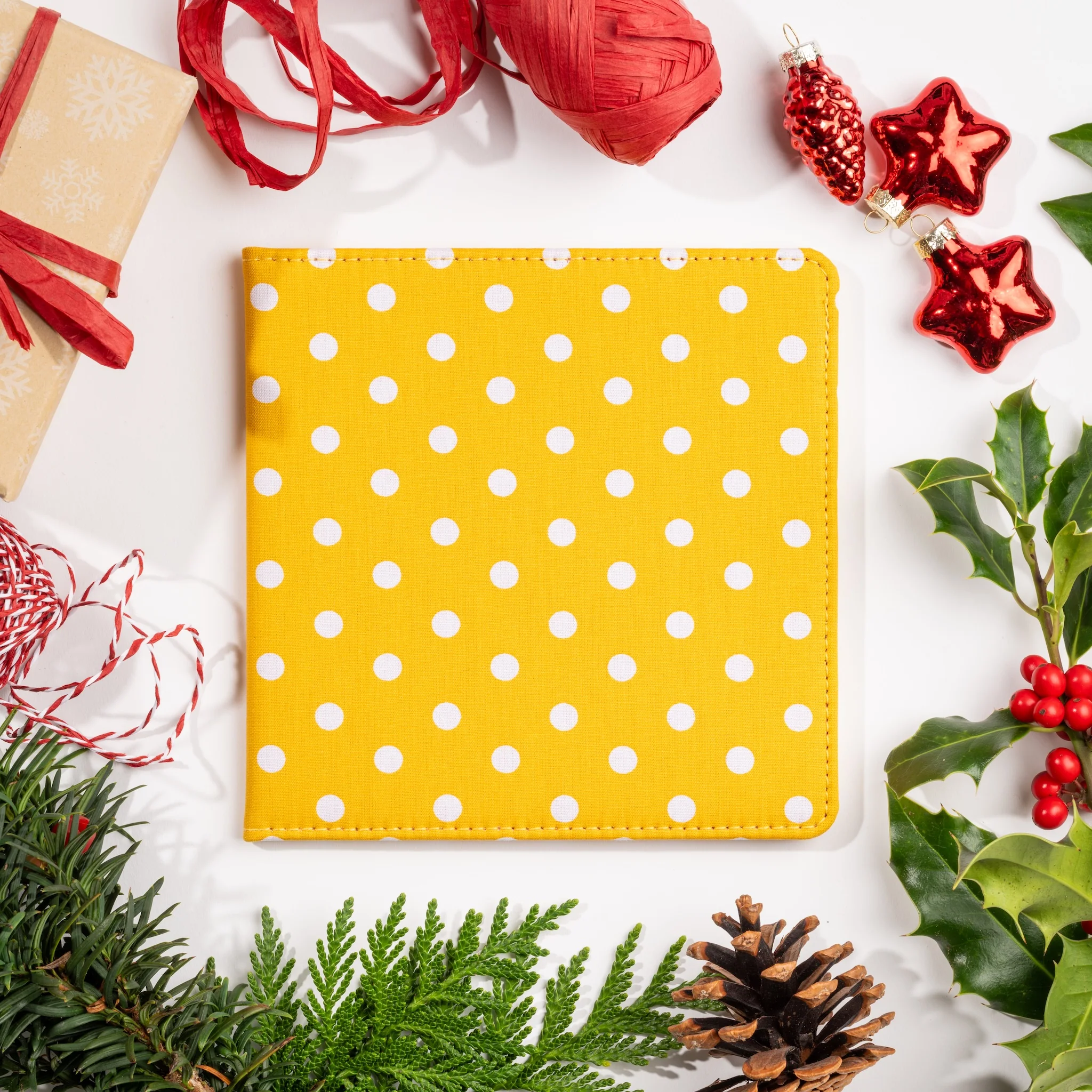 Blue Badge Wallet - Disabled Parking Permit Holder Spotty Canary Yellow - UK Made - Image 7