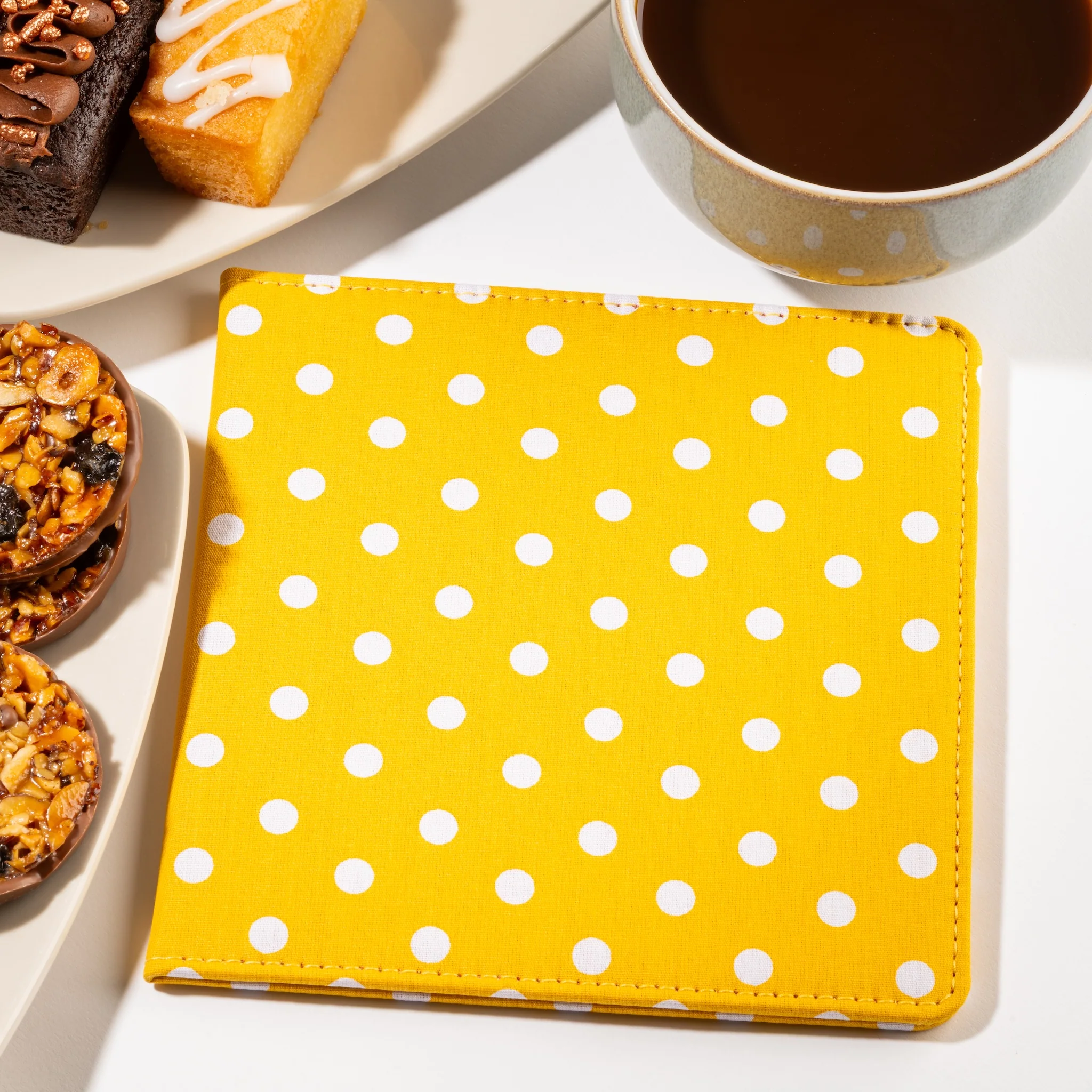 Blue Badge Wallet - Disabled Parking Permit Holder Spotty Canary Yellow - UK Made - Image 8
