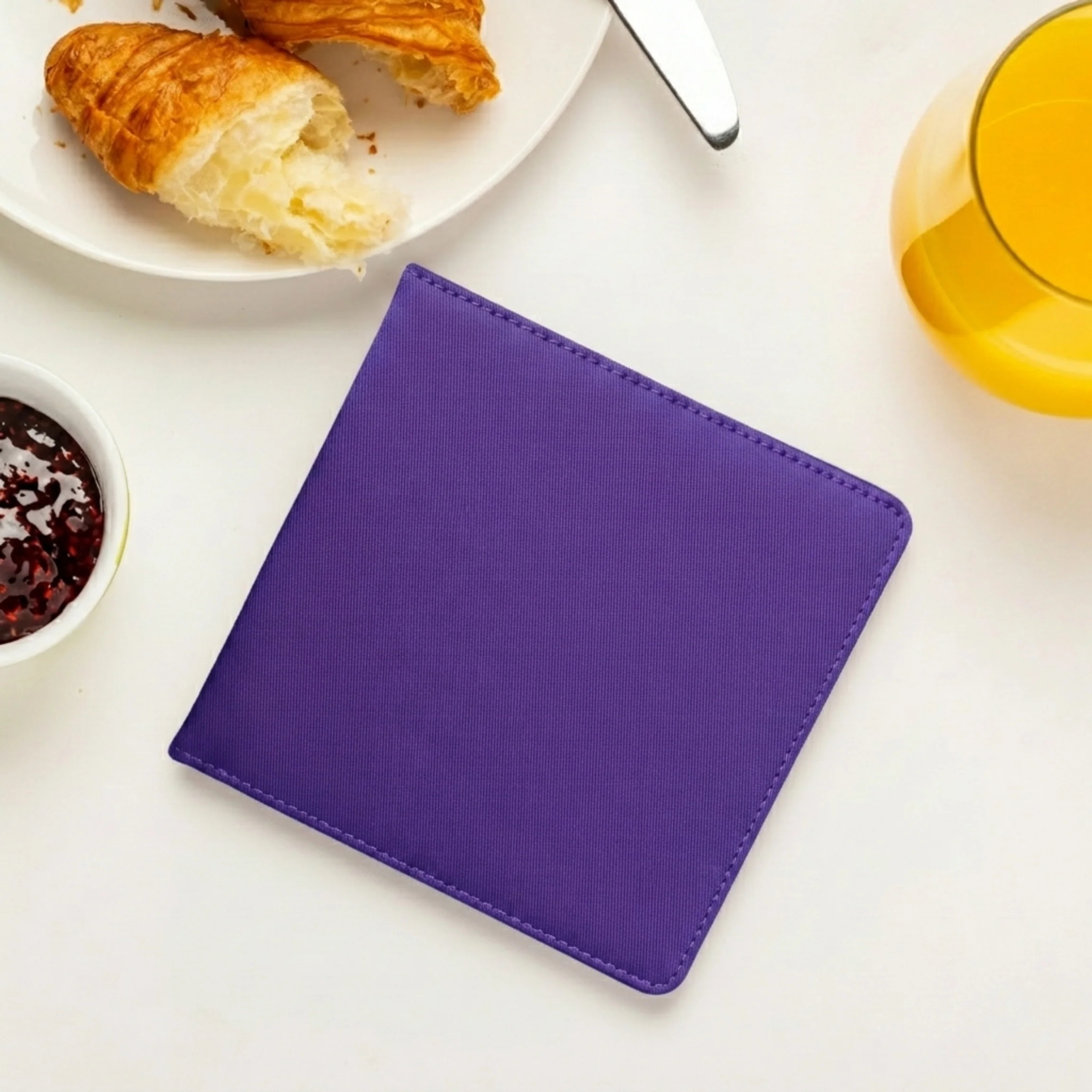 Blue Badge Wallet - Disabled Parking Permit Holder Purple Drill  - UK Made - Image 3