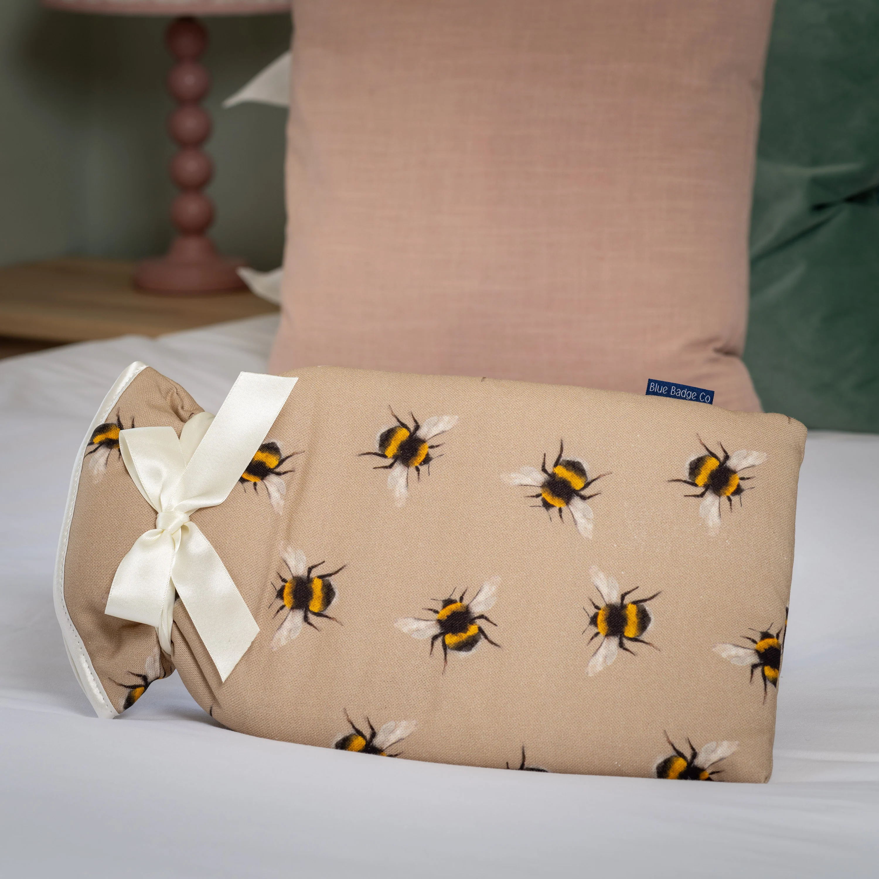 Large Hot Water Bottle in Bees - Image 5