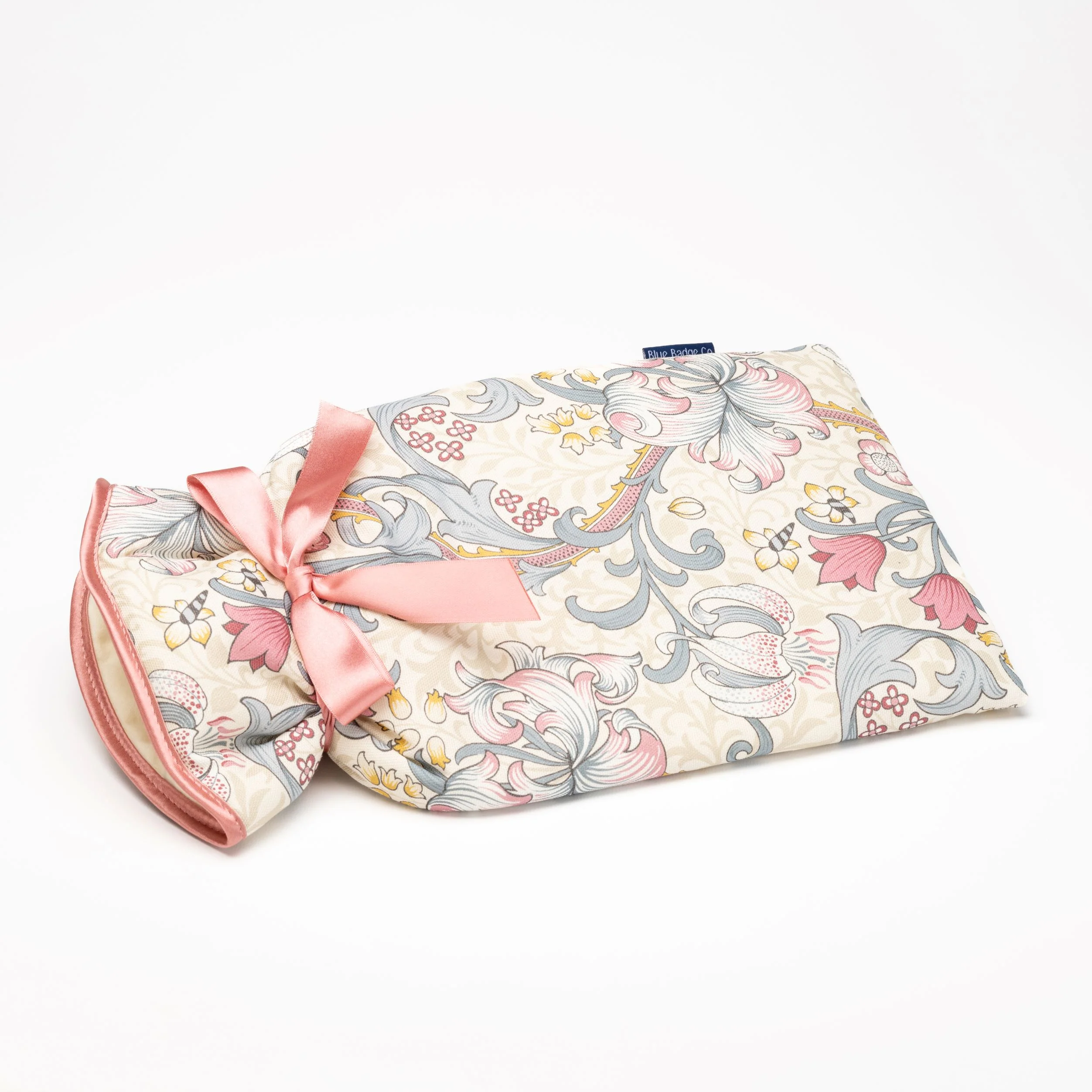 Large Hot Water Bottle in William Morris Golden Lily Plum - Image 5