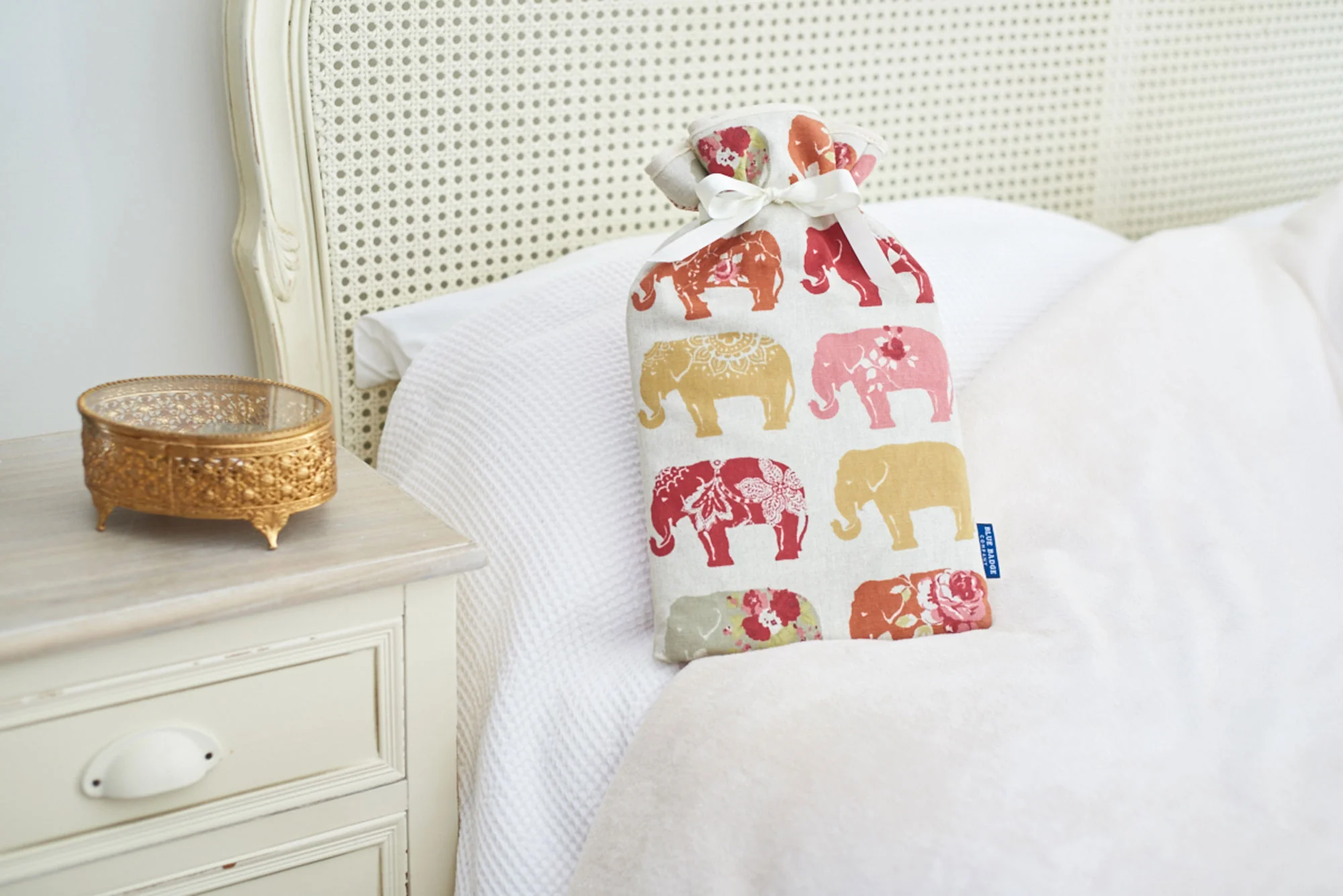 Large Hot Water Bottle in Nelly Elephant - Image 3
