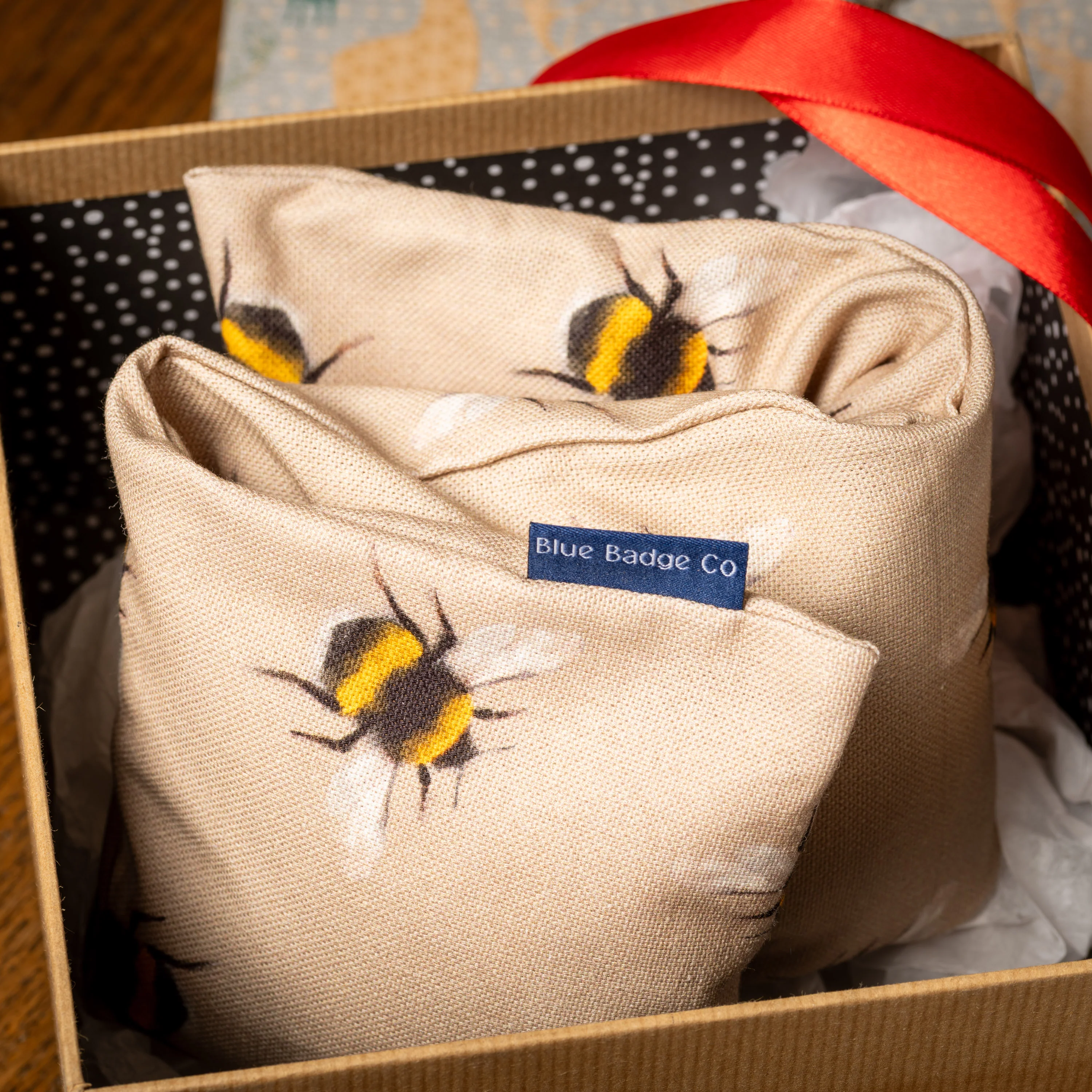 Lavender Wheat Warmer, Heated Wheat Bag in Bees - Image 8