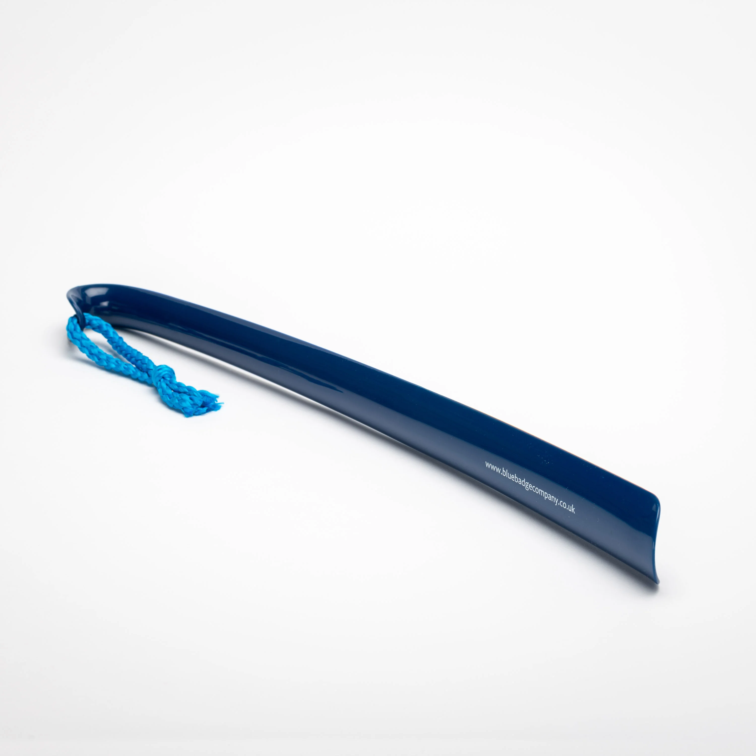 Long Handled 43cm Shoe Horn in Navy - Image 3