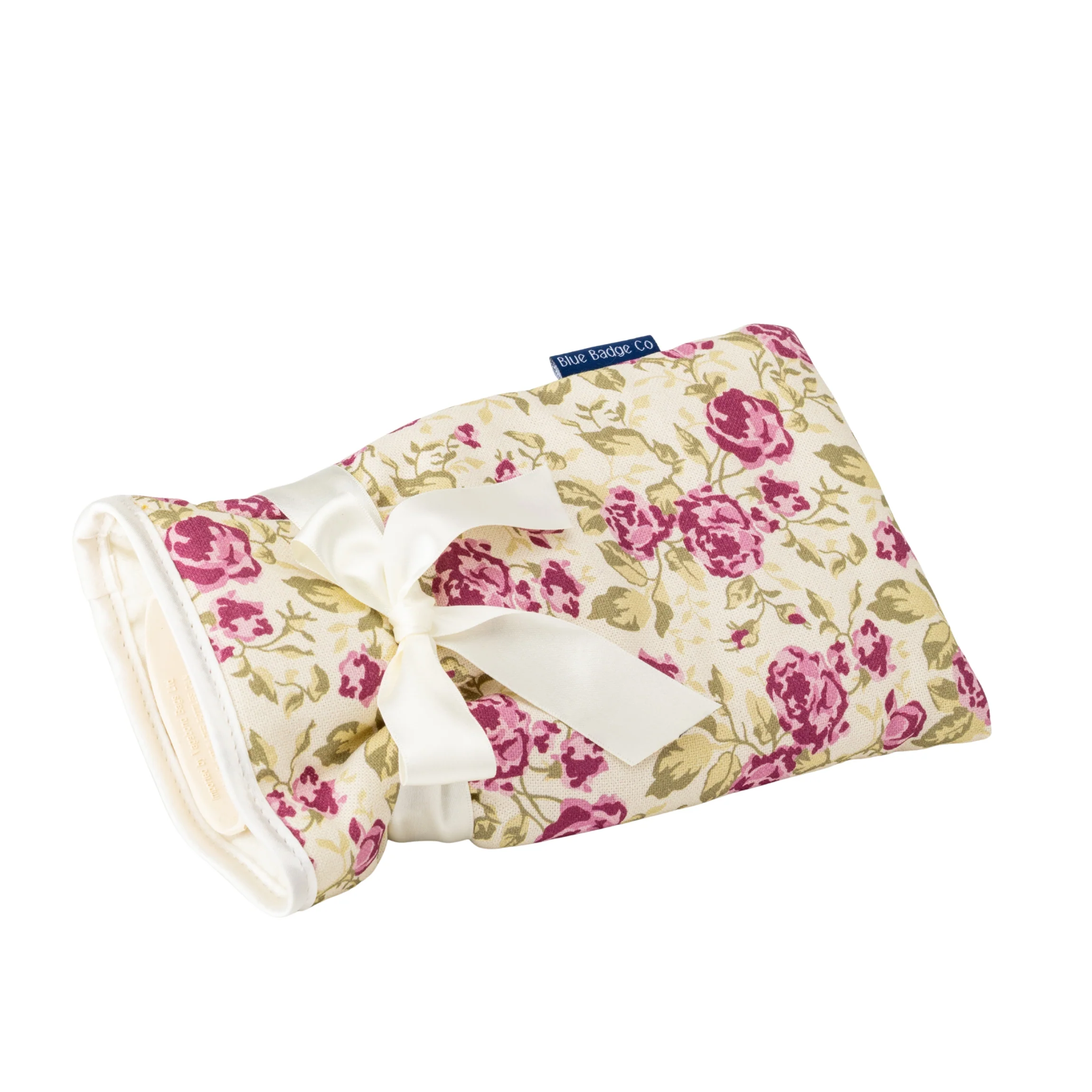 Mini Hot Water Bottle in Mulberry Rose - Image 3