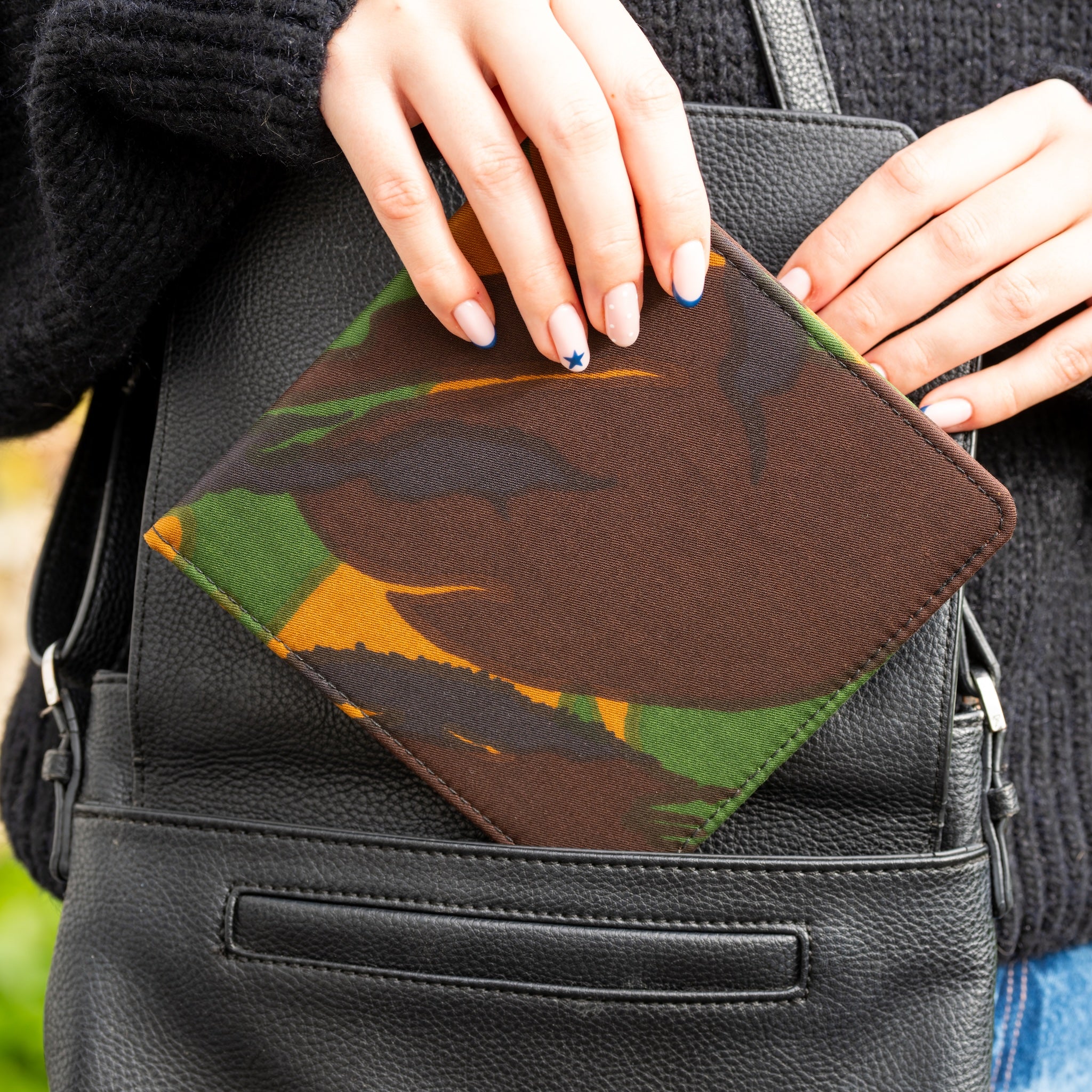 Blue Badge Wallet - Disabled Parking Permit Holder Army Camo - UK Made - Image 4