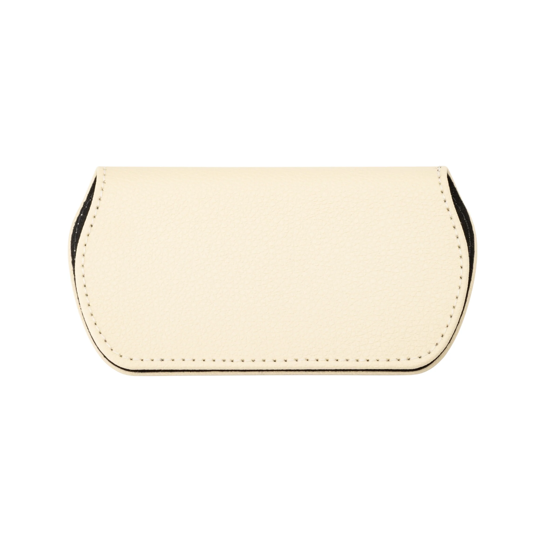 Slim Magnetic Close Glasses Cases Made from Recycled Bottles in Cream - Image 8