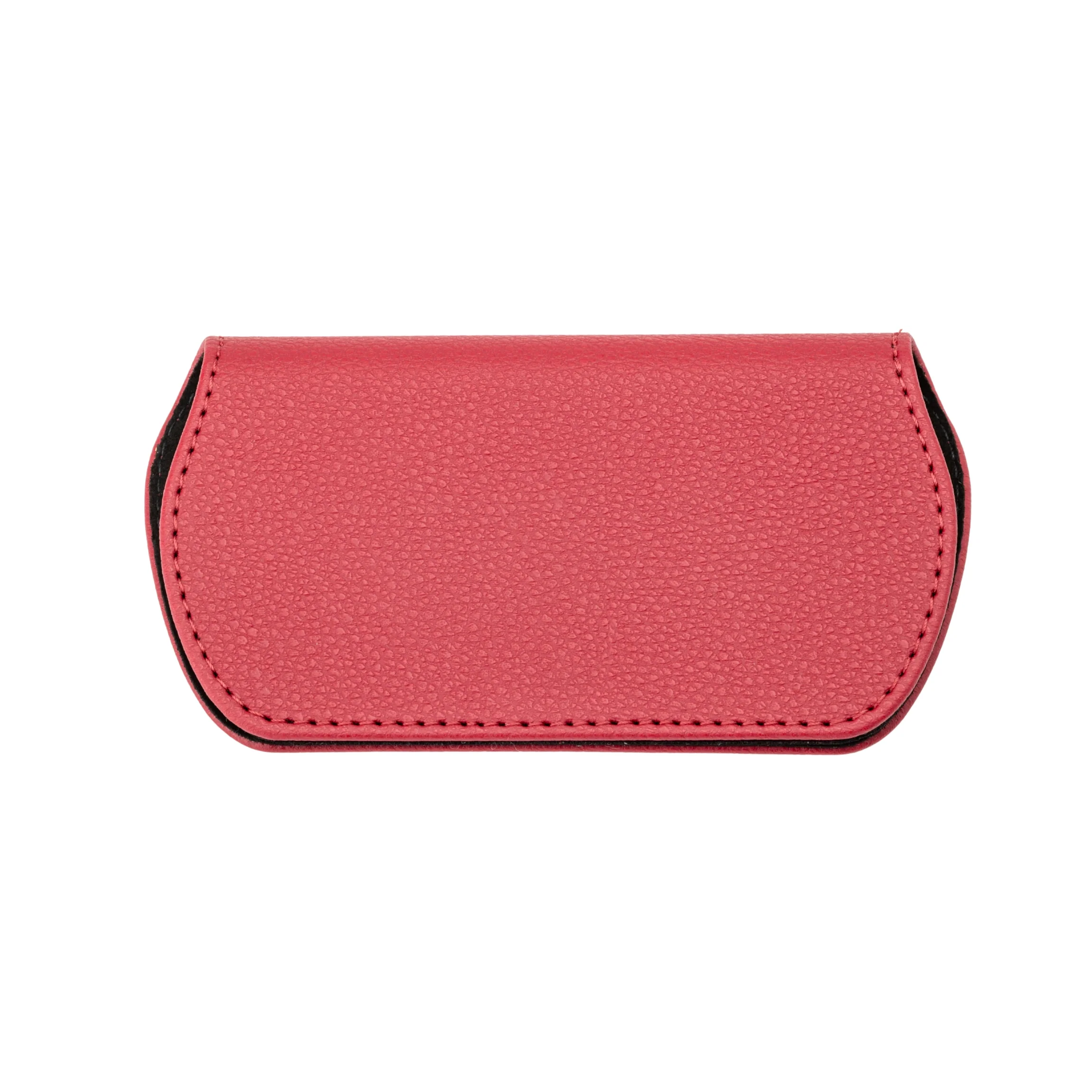 Slim Magnetic Close Glasses Cases Made from Recycled Bottles in Raspberry Red - Image 7